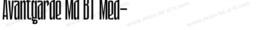 Avantgarde Md BT Med字体转换